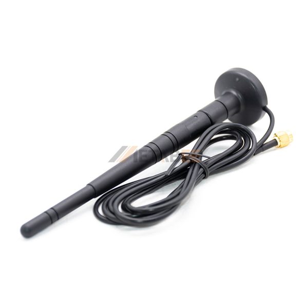 Short Detachable Rubber Duck SMA Antenna with Magnetic Base (2)