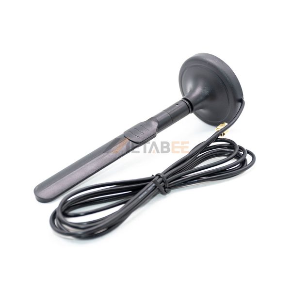 Short Oars Rubber Duck SMA Antenna with Magnetic Base (1)