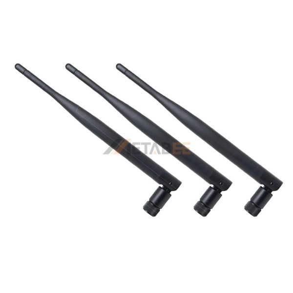 3 pcs of this 2.4 GHz 6dBi Omni SMA RP-SMA Male WiFi Antenna