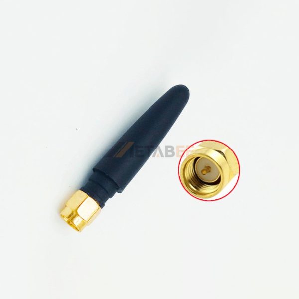 2.4 GHz Little Pepper Rubber Duck WiFi Antenna with SMA Male Connector - Straight
