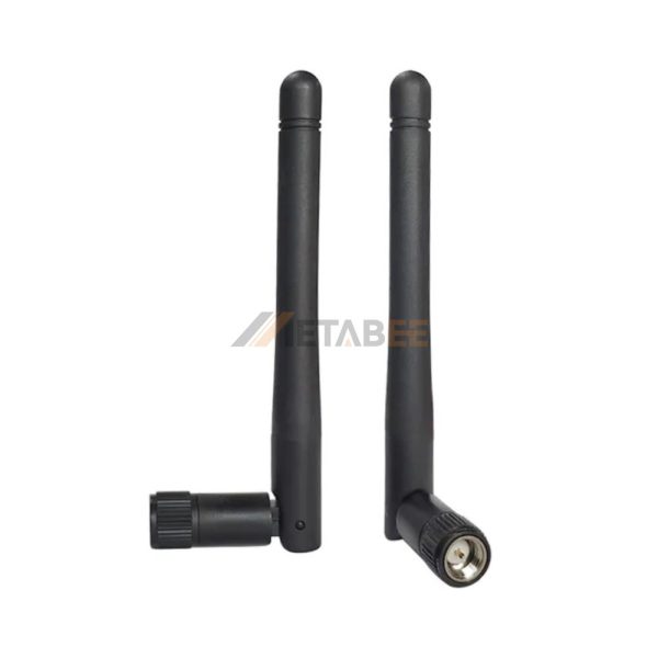 3dBi 2.4 GHz Black WiFi Antenna with SMA Male Connector