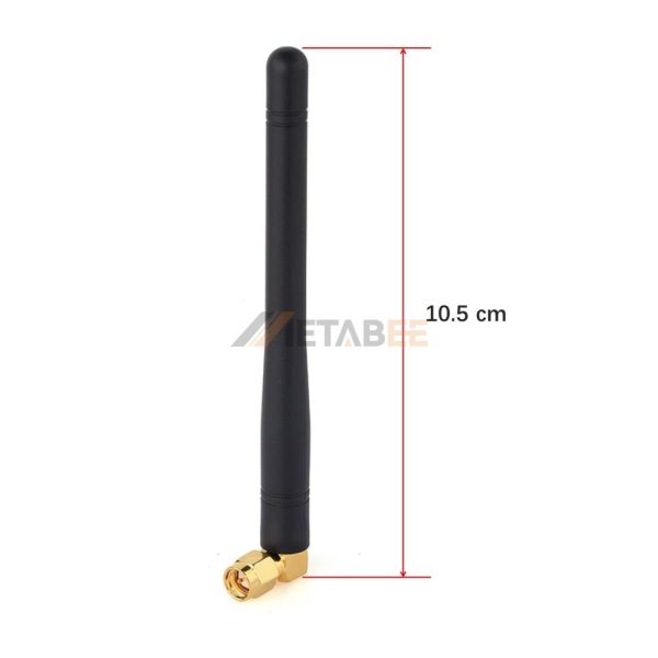 Omni 2.4 GHz Rubber Duck WiFi Antenna, Right Angle Type