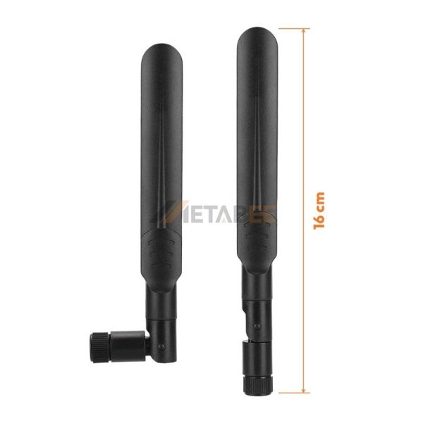 8dBi Rubber Duck Dual Band WiFi Antenna with SMA Connector 04 - Length