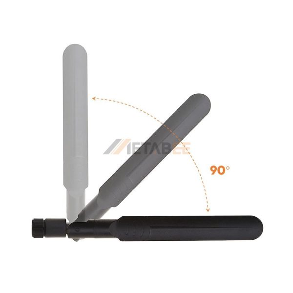 8dBi Rubber Duck Dual Band WiFi Antenna with SMA Connector 05 - Swivel