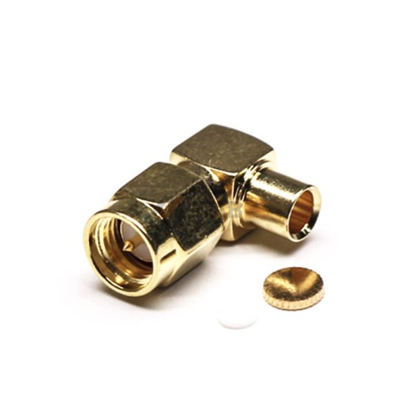 Right Angle SMA Male Solder Cable Type Connector 01