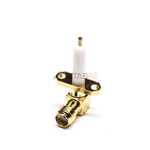 Sma Ra SMA Female RA/Right Angle 2 Hole Flange Connector - MetabeeAI