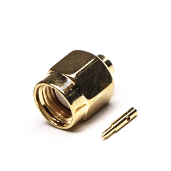 SMA Male Coax Solder Cable Type Connector 01