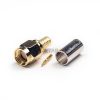 Straight SMA Male Crimp Cable Type Connector 50 Ohm