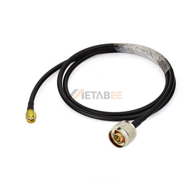 TP-LINK TL-ANT24PT Pigtail Cable – 10ft RFC400 N Male To RP-SMA Male For WiFi Antennas – USA Seller
