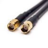 RP SMA Male to SMA Male Cable Assembly Using RG58 Coax
