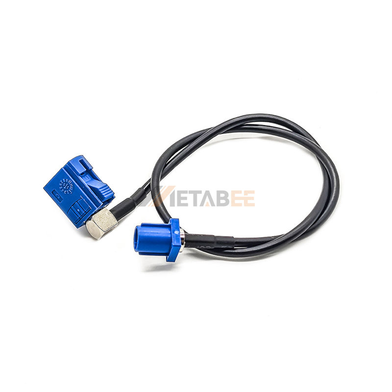 Elecbee 2 Connettori Fakra Femmina Blu Per Cavo RG316/RG174 – Per Antenna GPS Auto