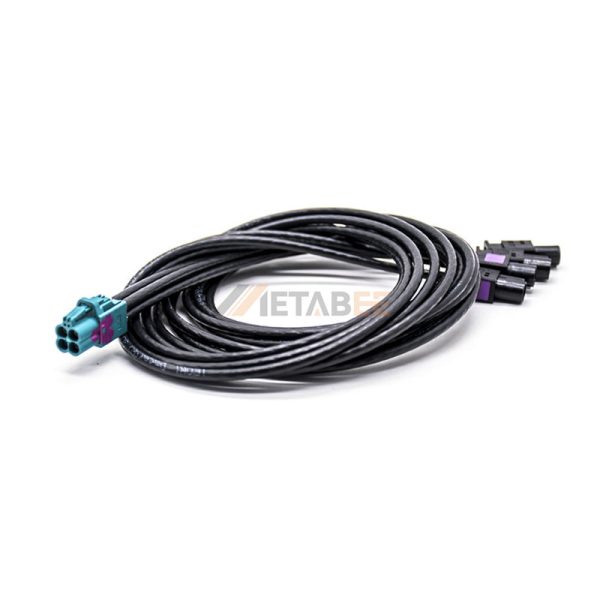 Fakra A Male to Mini Fakra Z Male Automative Extension Cable with 2m 1.5DS Cable 01