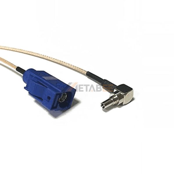Fakra C Female to CRC9 Male Cable Assembly Using RG178 Coax 01