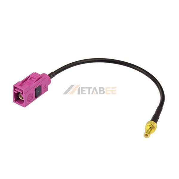 SMB Female to Fakra H Female Adapter Cable Using RG174 Coax 01