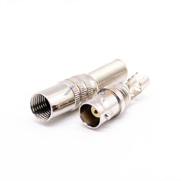 Solder Type BNC Female Connector for Cable 50 Ohm