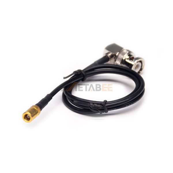 SMB Male to Right Angle BNC Male Adapter Cable Using RG174 Coax 03
