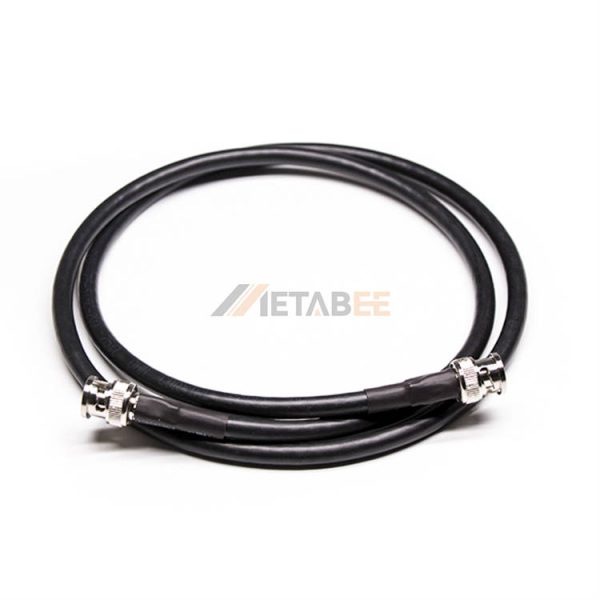 BNC Male to BNC Male RF Coaxial Cable Using RG58 Coax, 1m 01