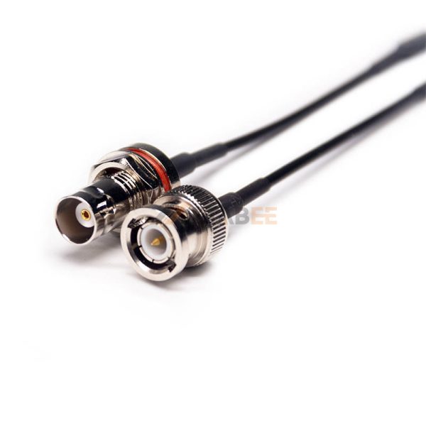 BNC Male to Female Extension Cable Using RG174 Coax, 1m 01