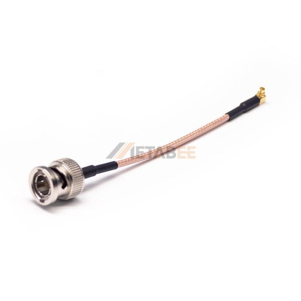 Right Angle MMCX Male to BNC Male Cable Using RG179 Coax 01