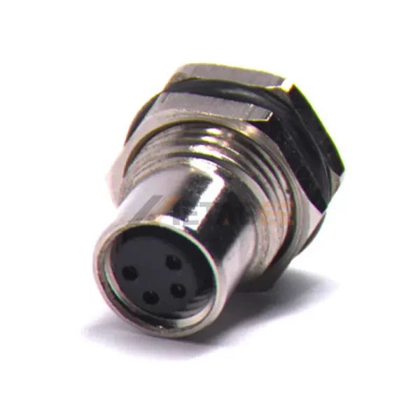 Easy-Maintainable M8 3 Pin Circular Female Connector for PCB, Straight 01
