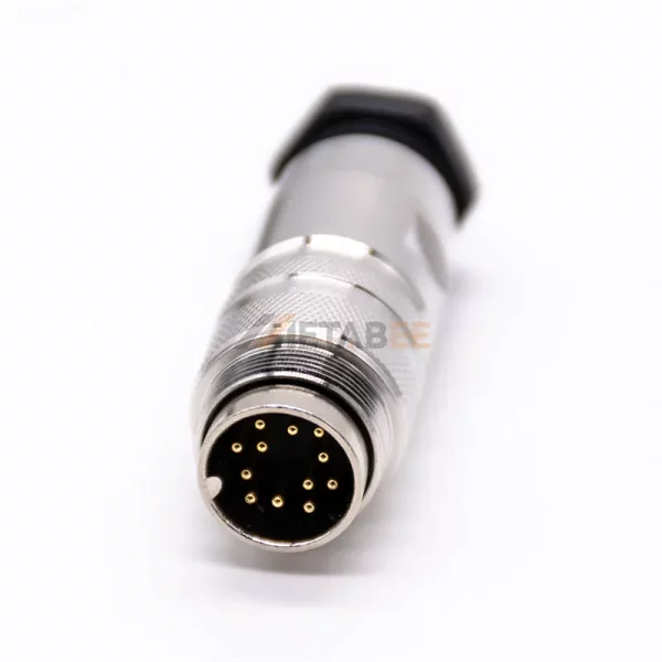 M16 12-pin Male Field Wireable Connector 01