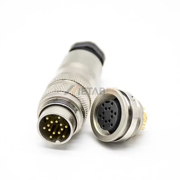 M16 14 Pin Male Field Wireable Connector 01