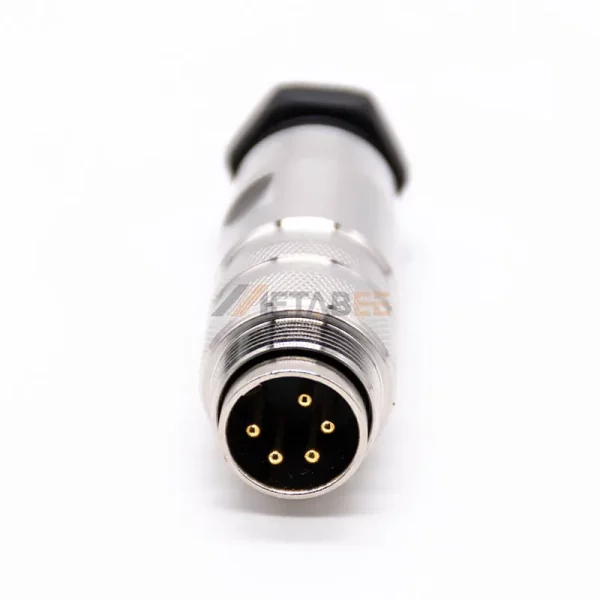 M16 5 Pin Male Field Wireable Connector 01