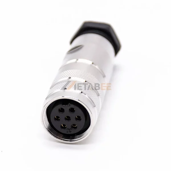 M16 7 Pin Female Field Wireable Connector 01