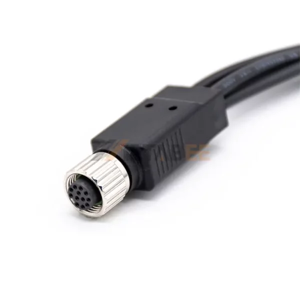 M12 12 Pin A Coded Male to 4x GX12 4 Pin Female Splitter Cable 01