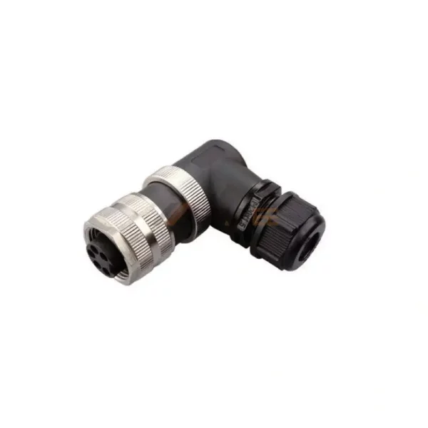 Right Angle 7 8“ 5 pin Female Mini Field Wireable Connector