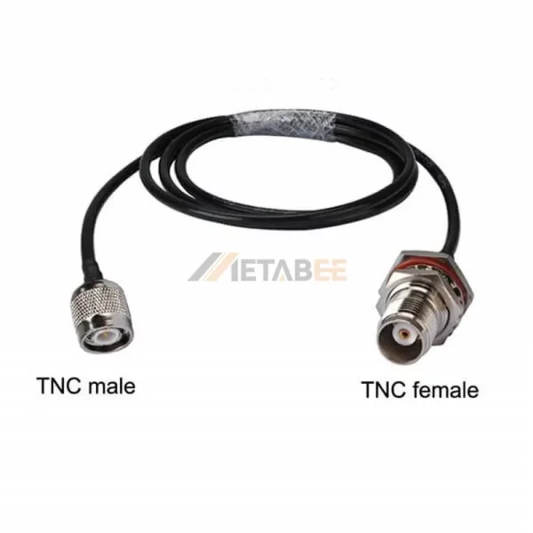 TNC Male to TNC Male Cable Assembly Using RG58 Coax, 100cm 02