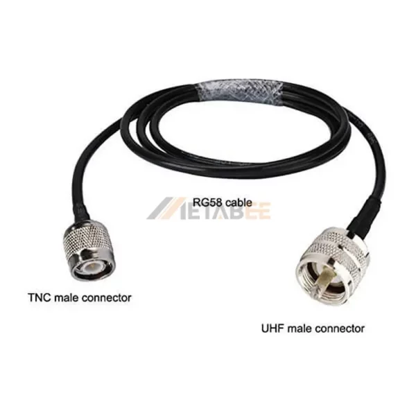 TNC Male to UHF Male Cable Assembly Using RG58 Coax 01