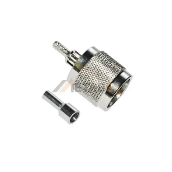 N Male Coax Connector Crimp Attachment for RG59, RG174, RG213