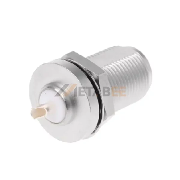 N female Solder Bulkhead Connector, 50 Ohm 01