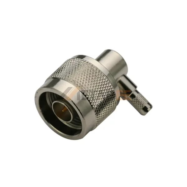 Right Angle N Type Male RF Connector Crimp Attachment for RG316