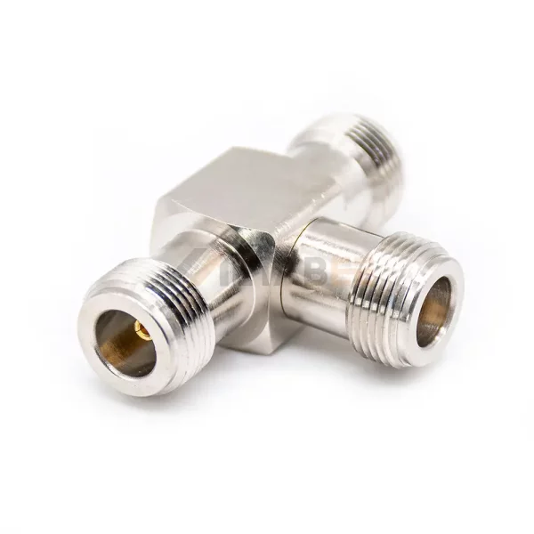 Type-N Female T Connector 01