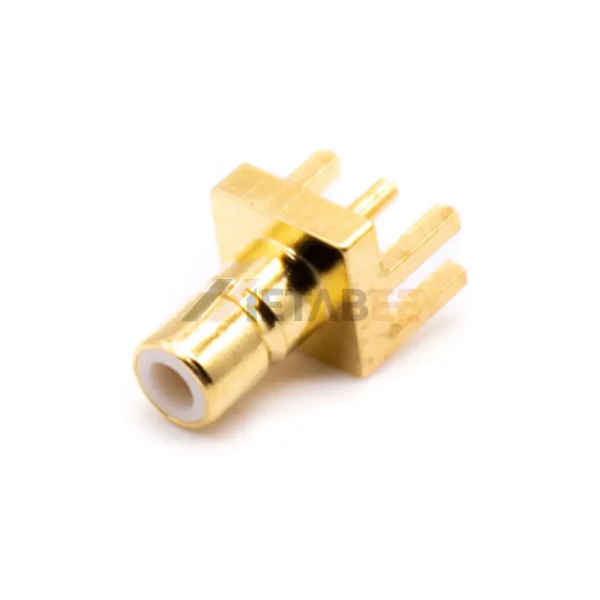 75 Ohm SMB Female Edge Mount Connector for PCB 01