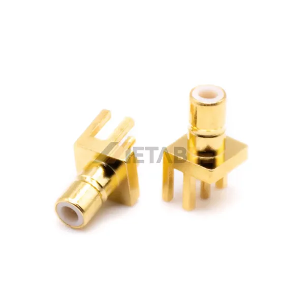 75 Ohm SMB Female Edge Mount Connector for PCB 04