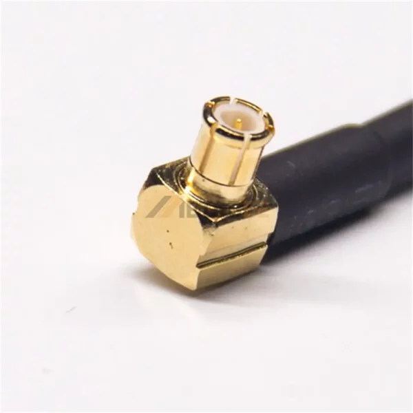 R A MCX Male to RA SMB Female Cable Assembly Using RG174 01