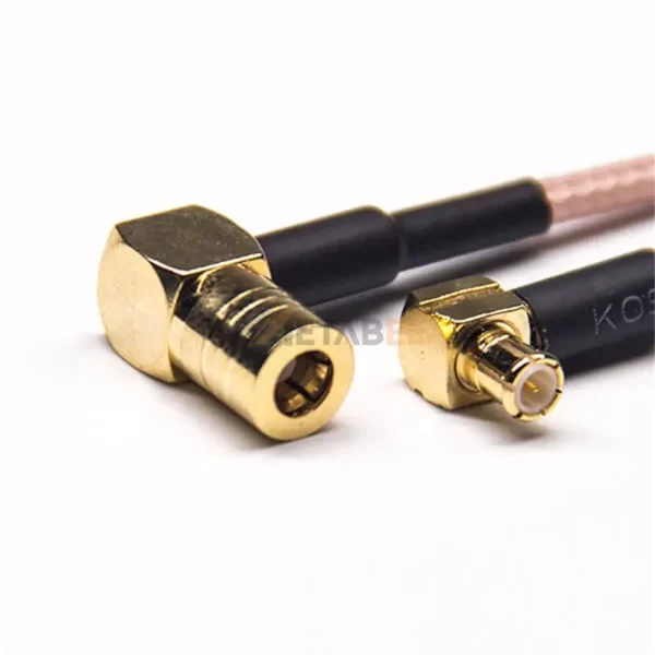 R A MCX Male to R A SMB Male Cable Assembly Using RG316 01