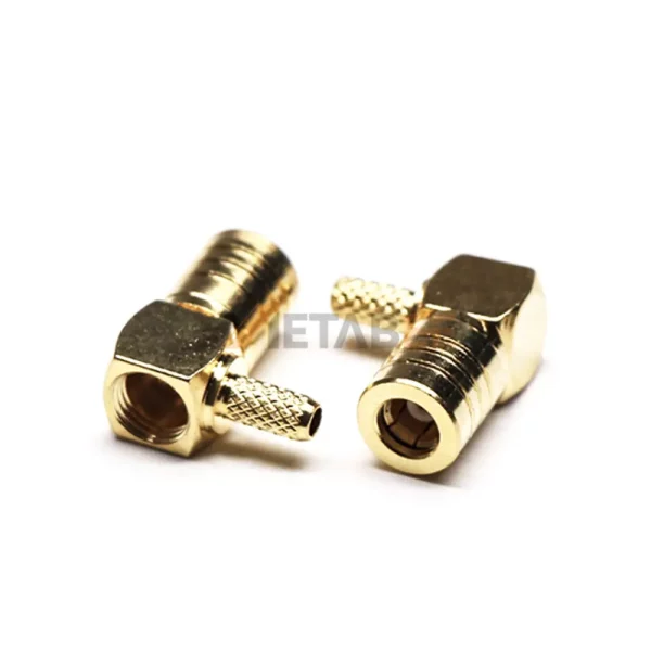 Right Angle SMB Male Crimp Connector for KW1.5 01