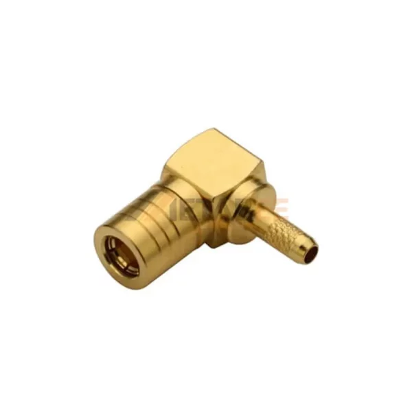 Right Angle SMB Male Crimp Connector for RG178