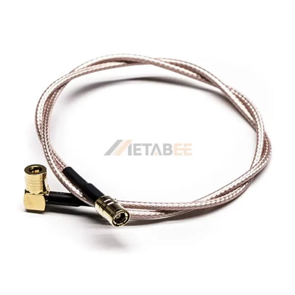 Right Angle SMB Male to SMB Male Coaxial Cable Using RG179 01