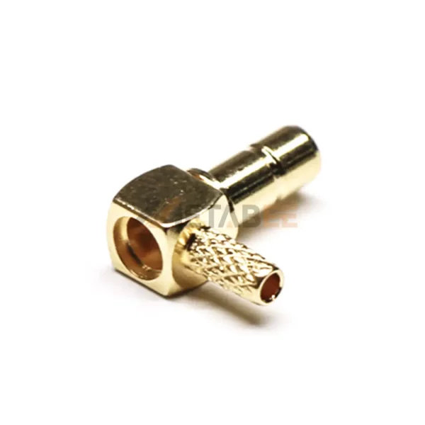 SMB Female Right Angle Connector Crimp Attachment for JW1.5 01