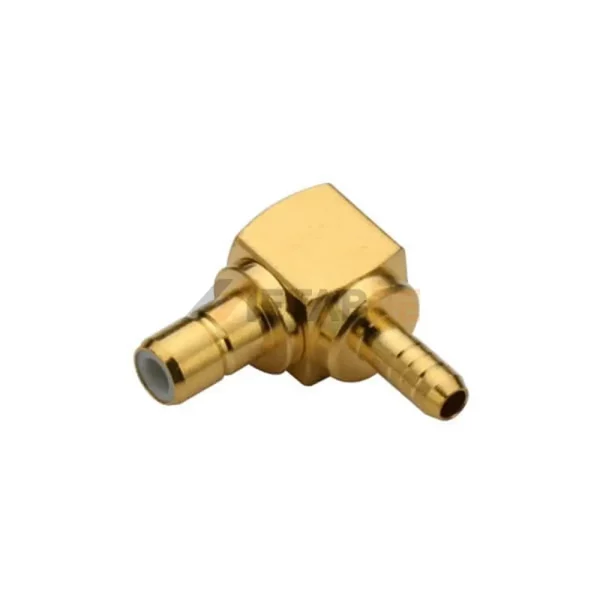 SMB Jack Right Angle Connector Crimp Attachment for RG316