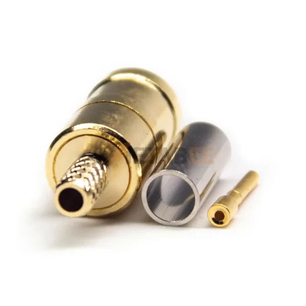 SMB Male Crimp Connector, 50 Ohm 01