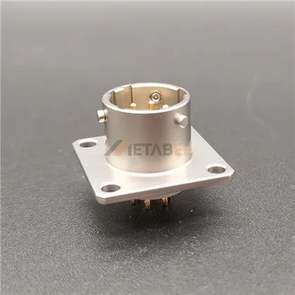 YC-10166-06P Glass to Metal Hermetically Sealed Bayonet Panel Mount Connector 01