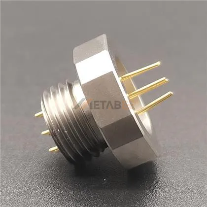 YC-10440-06P 6 Pin Glass-to-Metal Hermetically Sealed Feedthrough Connector 01