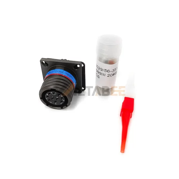 D3899920WC98SN Series III Circular Connector, Wall Mount Flange Receptacle, 13-98, Socket Contacts 01