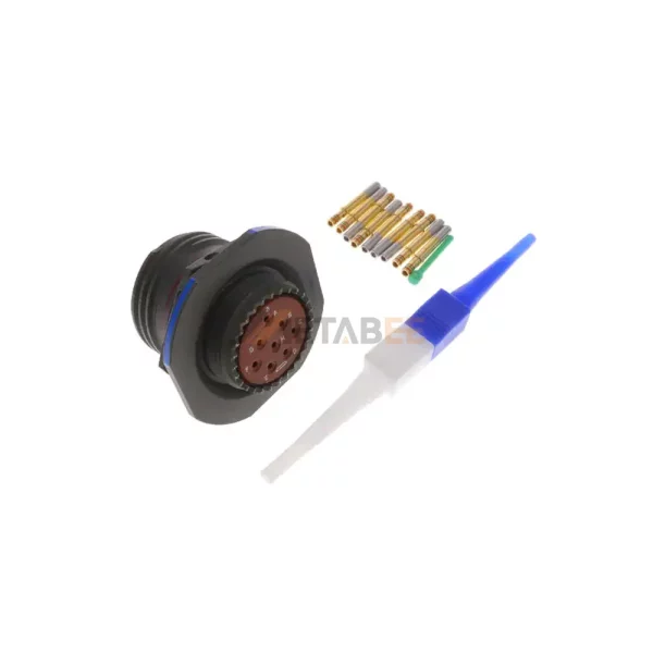 D3899924WE8SN MIL-DTL-38999 Series III Circular Connector, Jam Nut Receptacle, 17-8, Socket Contacts